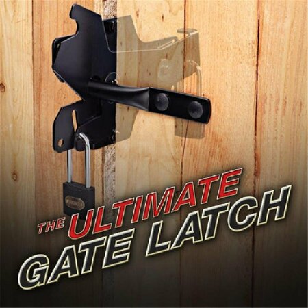 PERFECT PRODUCTS Ultimate Gate Latch, Black 1260